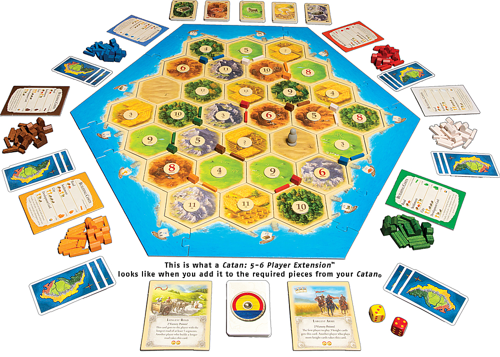 Left View: Catan Studio - Catan 5-6 Player Extension Strategy Board Game