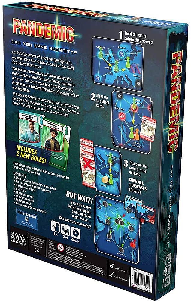 Z-Man Games Pandemic Board Game ZM7101 for sale online 