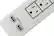 Alt View 12. Monster - Core Power 6-Outlet/2-USB Surge Protector Strip - White.