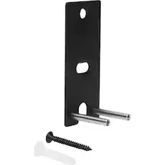 Front. Bose - OmniJewel Wall Bracket - Black.