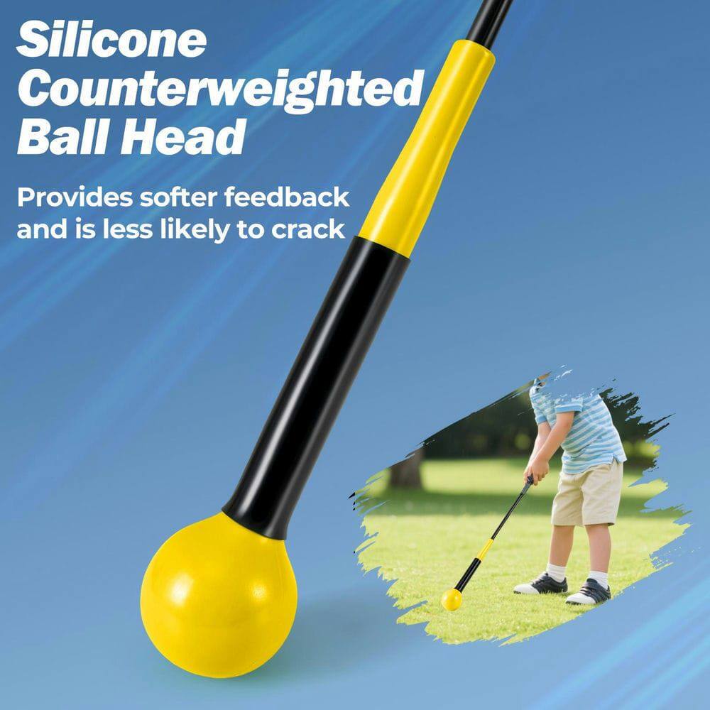 Silicone Counterweighted Ball Head  
Provides softer feedback and is less likely to crack