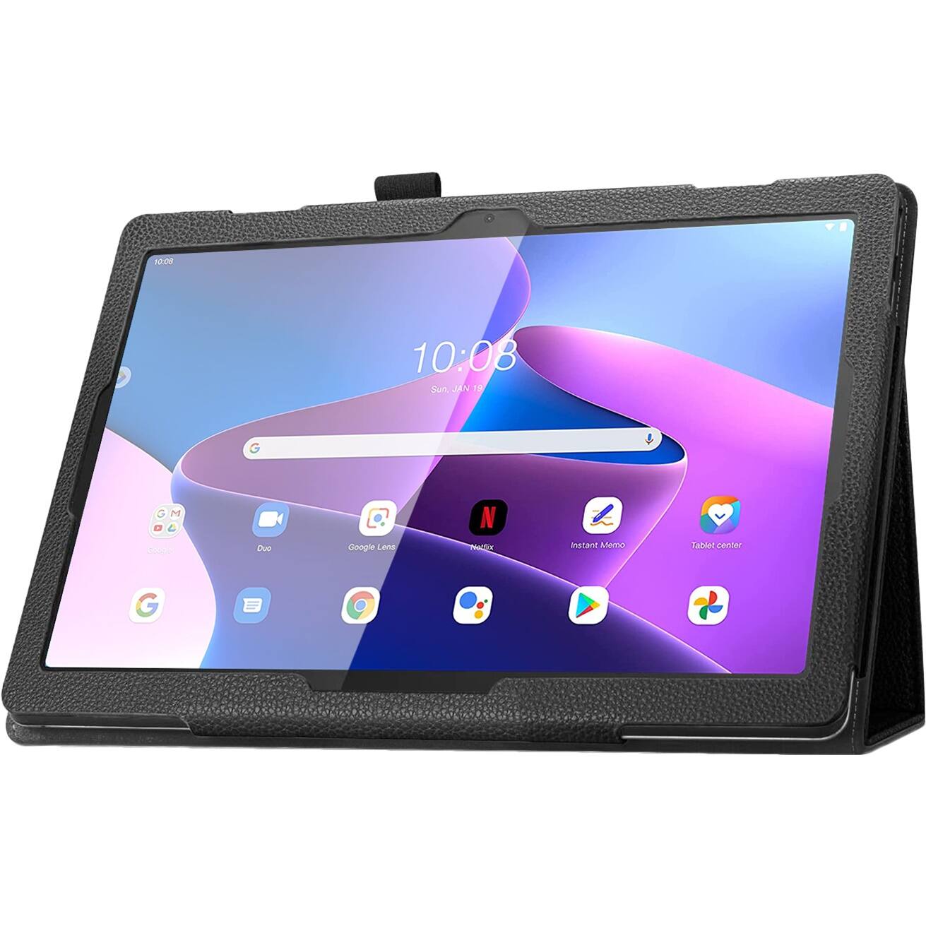 Alt View 12. SaharaCase - Folio Case for Lenovo Tab M10 Plus (3rd Gen) - Black.