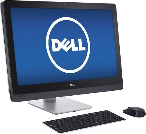 Angle Standard. Dell - 27" All-In-One Computer - 8GB Memory - 2TB Hard Drive + 32GB Solid State Drive.