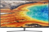 Front. Samsung - 65" Class - LED - MU9000 Series - 2160p - Smart - 4K UHD TV with HDR - Gray.