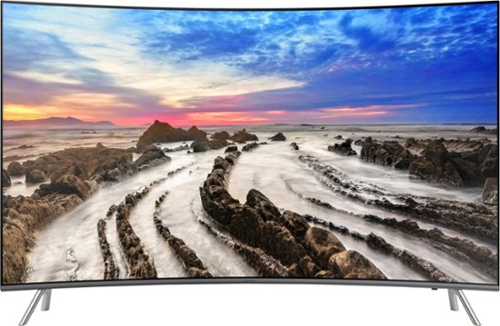 Samsung - 65" Class (64.5" Diag.) - LED - Curved - 2160p - Smart - 4K Ultra HD TV with High Dynamic Range - Front_Zoom