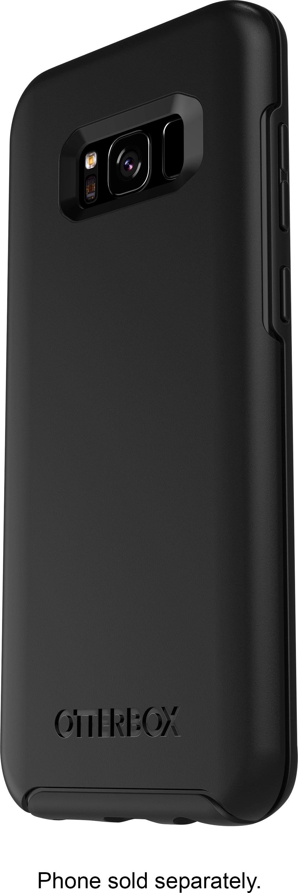 Front. OtterBox - Symmetry Series Case for Samsung Galaxy S8+ - Black.