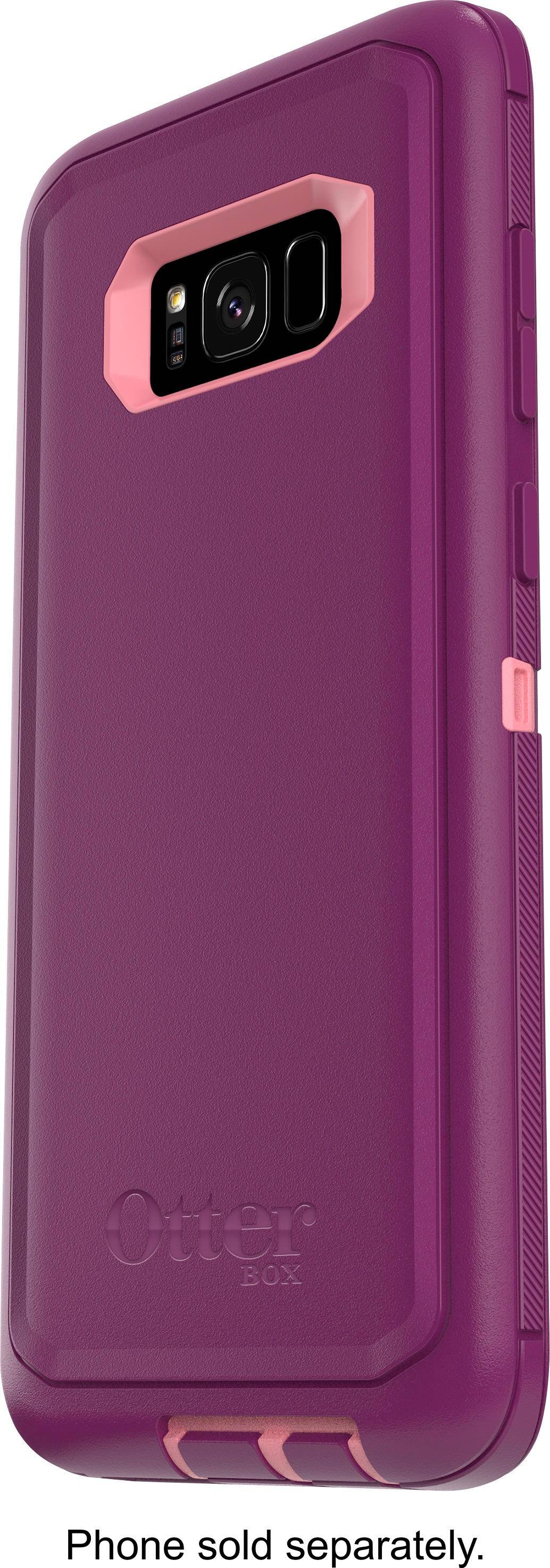 OtterBox - Defender Series Case for Samsung Galaxy S8+ - Purple - Larger Front