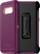 Alt View 11. OtterBox - Defender Series Case for Samsung Galaxy S8+ - Purple.
