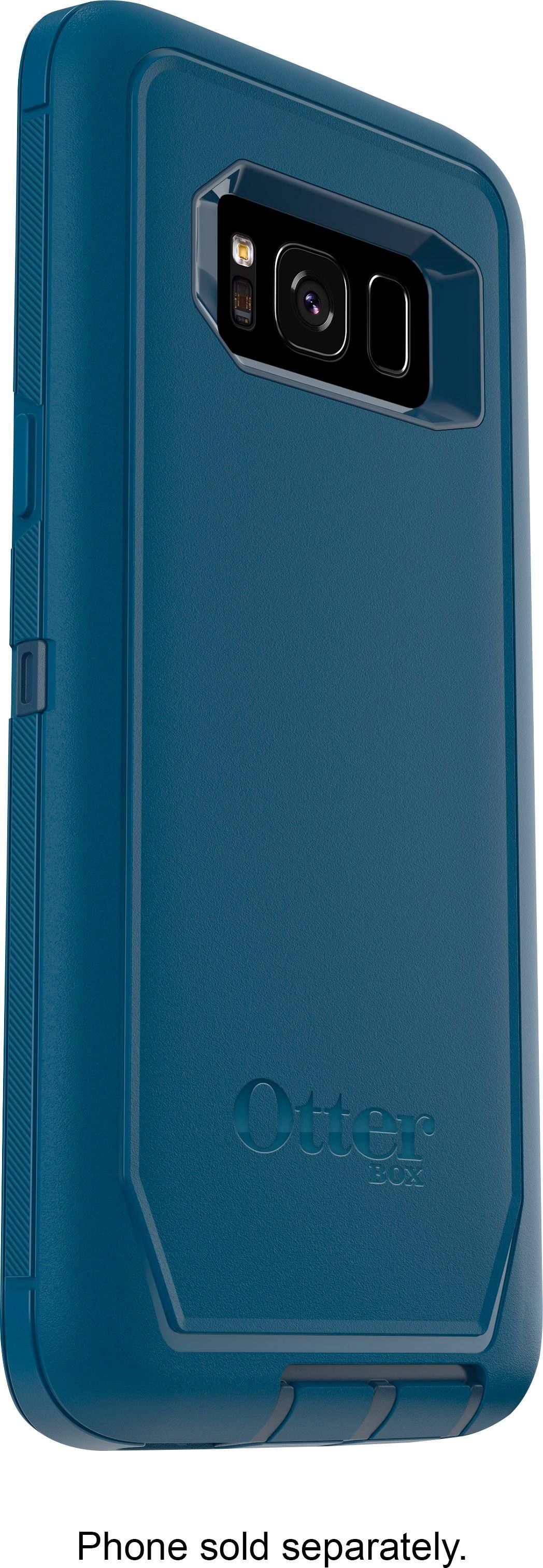 OtterBox - Defender Series Case for Samsung Galaxy S8 - Blue - Angle
