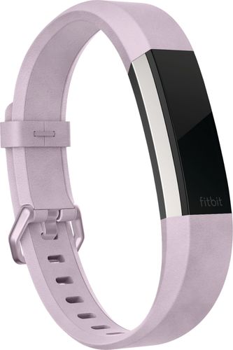 Fitbit - Alta HR Accessory Band Leather (Large) - Lavender was $59.95 now $36.99 (38.0% off)
