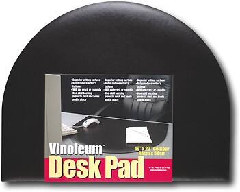Front Standard. E.S. Robbins - Vinoleum Desk Pad - Black.