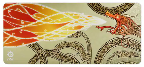 SteelSeries - QcK Cloth Gaming Mouse Pad (XXL) - CS2 Dragon Lore Edition