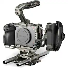 Tilta - Full Camera Cage Pro Kit for Sony FX3 FX30 V2, Titanium Gray