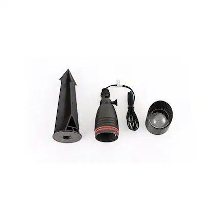 Front. Elitco Lighting - Outdoor 12V Cast Brass Spot Light, 3 inch Wide x 8.5 inch High - Dark Bronze.