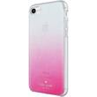 kate spade new york - Case for Apple® iPhone® 7 - Clear/glitter silver/glitter ombre pink - Larger Front