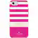 Alt View 14. kate spade new york - Case for Apple® iPhone® 7 - Cream/gold foil/stripe 2 pink.
