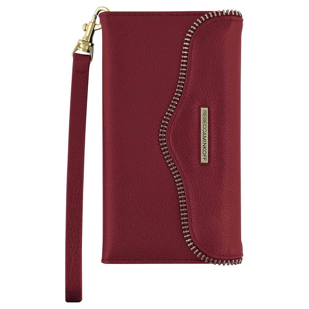 rebecca minkoff m.a.b. tech wristlet case for apple iphone 7 - deep red rebecca minkoff m.a.b. tech wristlet case for apple iphone 7 - deep red