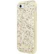 kate spade new york - Case for Apple® iPhone® 7 - Gold/gold logo plate - Larger Front