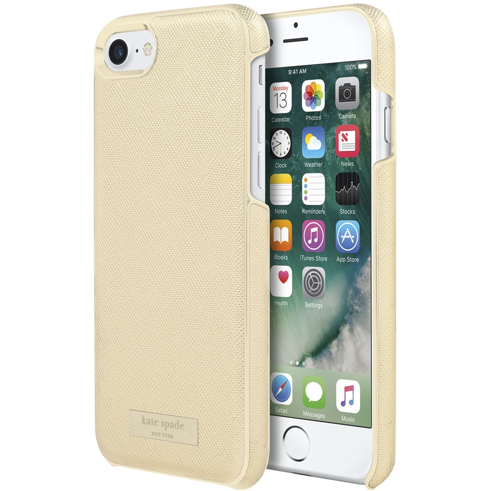 Best Buy: kate spade new york Case for Apple® iPhone® 7 Saffiano gold ...