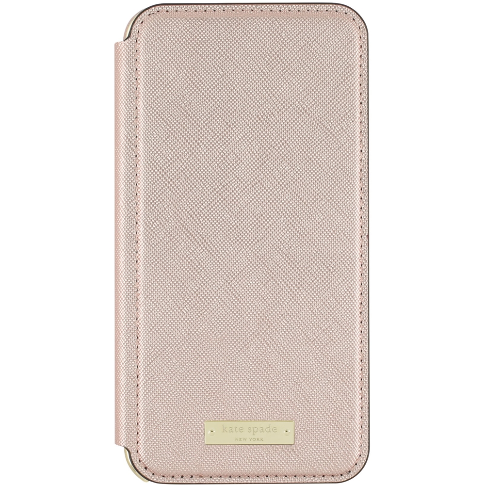 Best Buy: kate spade new york Case for Apple® iPhone® 7 Plus Rose gold/gold  logo plate KSIPH-062-SRG