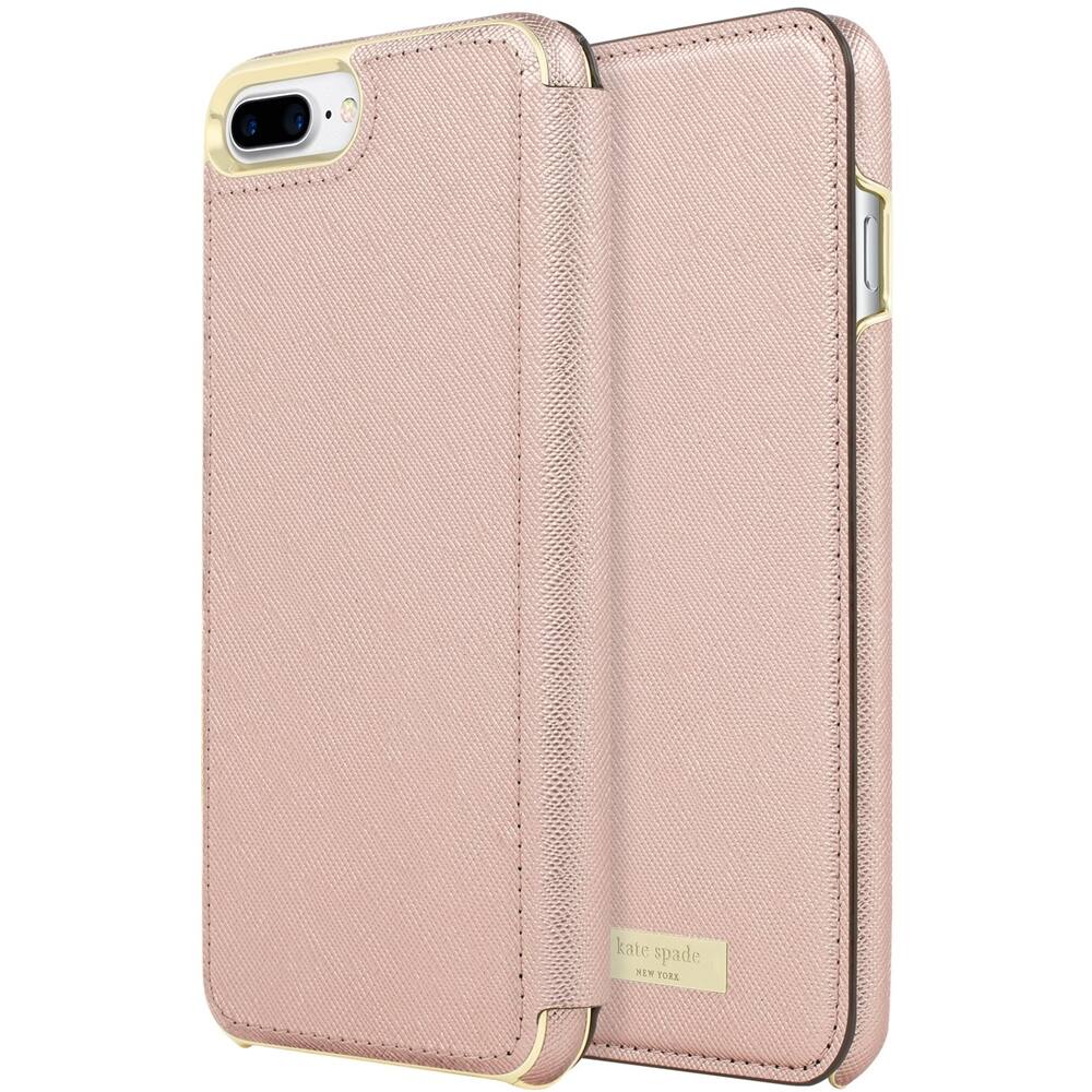 Best Buy Kate Spade New York Case For Apple® Iphone® 7 Plus Rose Goldgold Logo Plate Ksiph 062 Srg 1564