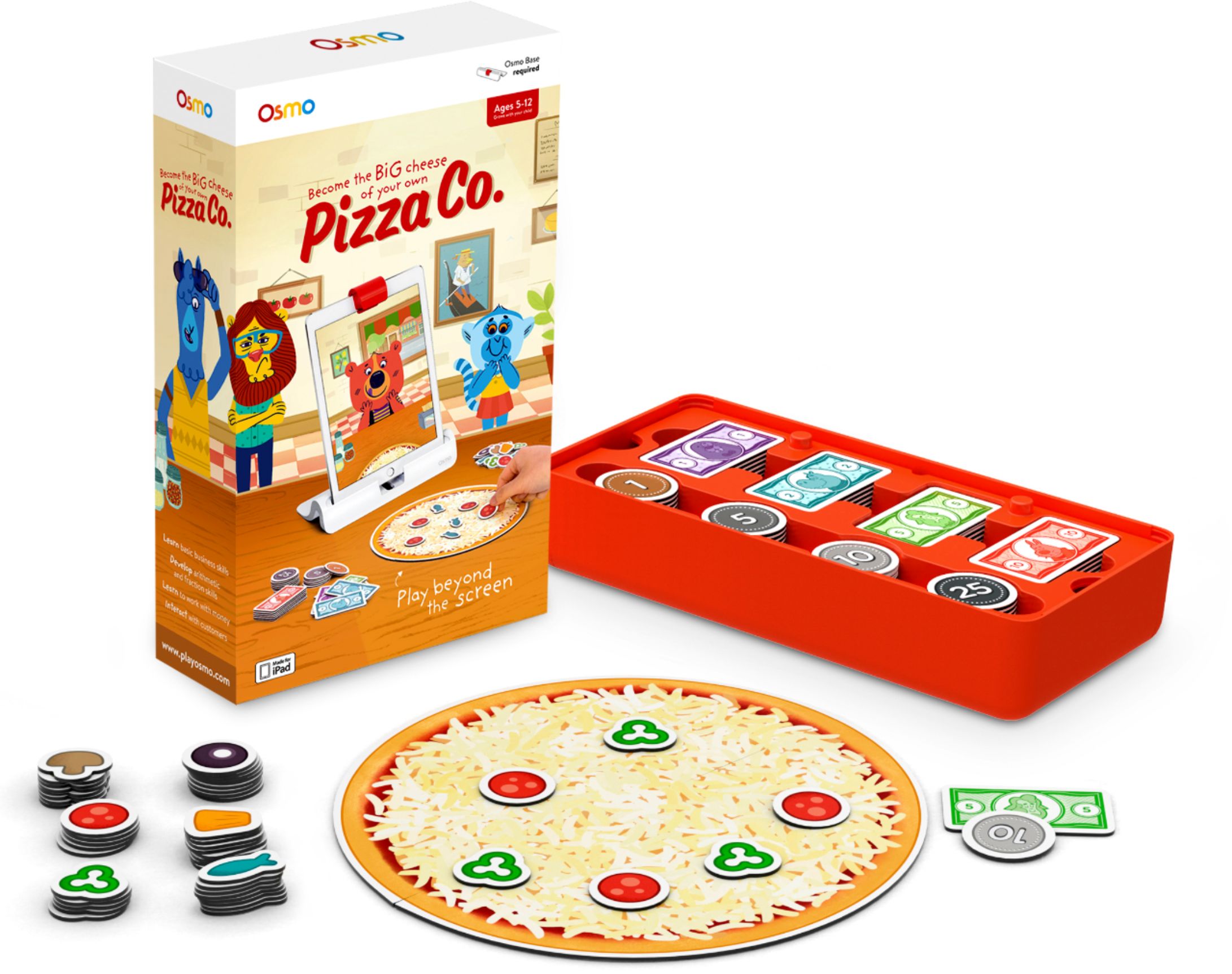 Osmo Pizza Co. Game Ages 5-12 Communication Skills & Math For iPad or Fire  Tablet (Osmo Base Required) 902-00003 - Best Buy