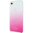 kate spade new york - Case for Apple® iPhone® 7 - Clear/glitter silver/glitter ombre pink - Larger Front
