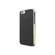 Rebecca Minkoff - Case for Apple® iPhone® 7 - Embossed peace love happiness black - Larger Front