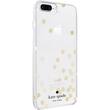 kate spade new york - Case for Apple® iPhone® 7 Plus - Clear/confetti dot gold - Larger Front