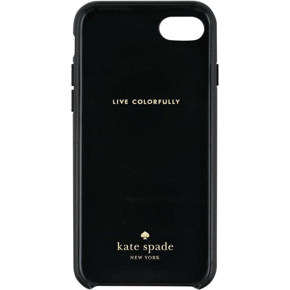 Best Buy: kate spade new york Case for Apple® iPhone® 7 Black/white ...