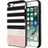 Alt View 13. kate spade new york - Case for Apple® iPhone® 7 - Black/white/rose gold foil.