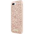 kate spade new york - Case for Apple® iPhone® 7 Plus - Rose gold/gold logo plate - Larger Front