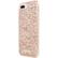 Front. kate spade new york - Case for Apple® iPhone® 7 Plus - Rose gold/gold logo plate.