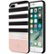 Alt View Zoom 14. kate spade new york - Case for Apple® iPhone® 7 Plus - White/stripe 2 black/rose gold foil.