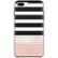 Alt View Zoom 15. kate spade new york - Case for Apple® iPhone® 7 Plus - White/stripe 2 black/rose gold foil.