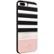 Alt View Zoom 16. kate spade new york - Case for Apple® iPhone® 7 Plus - White/stripe 2 black/rose gold foil.
