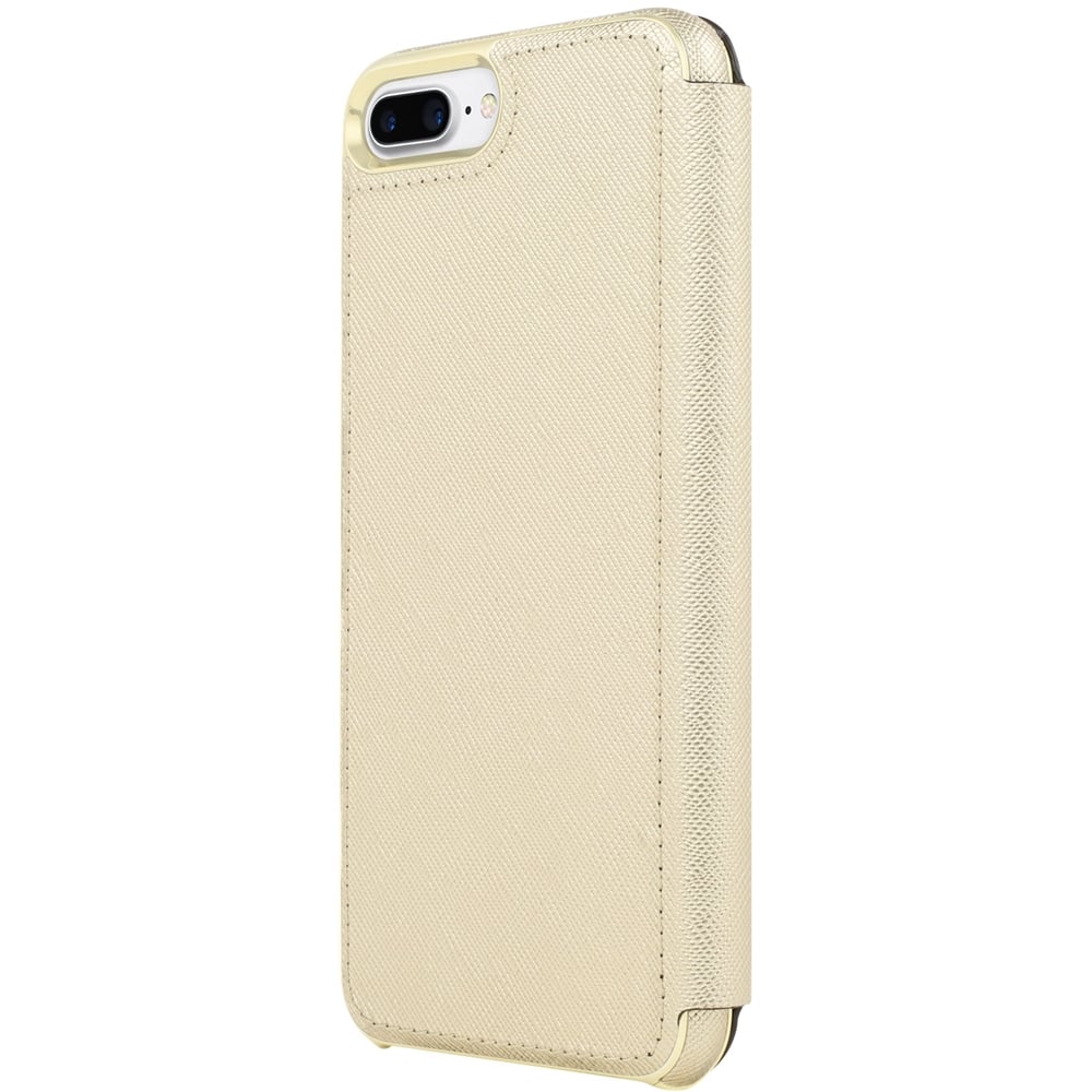 case for apple iphone 7 plus - gold/gold logo plate case for apple iphone 7 plus - gold/gold logo plate