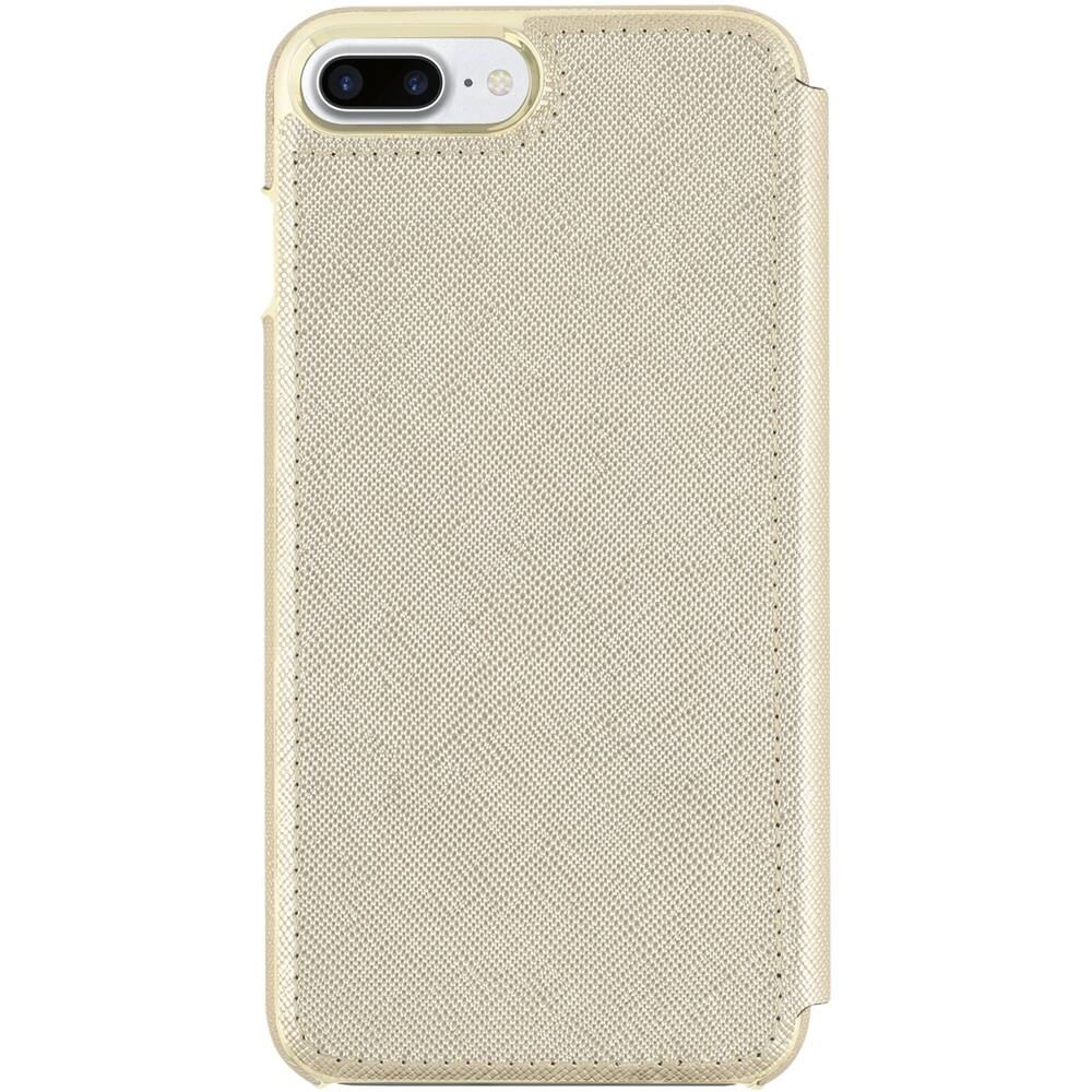 case for apple iphone 7 plus - gold/gold logo plate case for apple iphone 7 plus - gold/gold logo plate