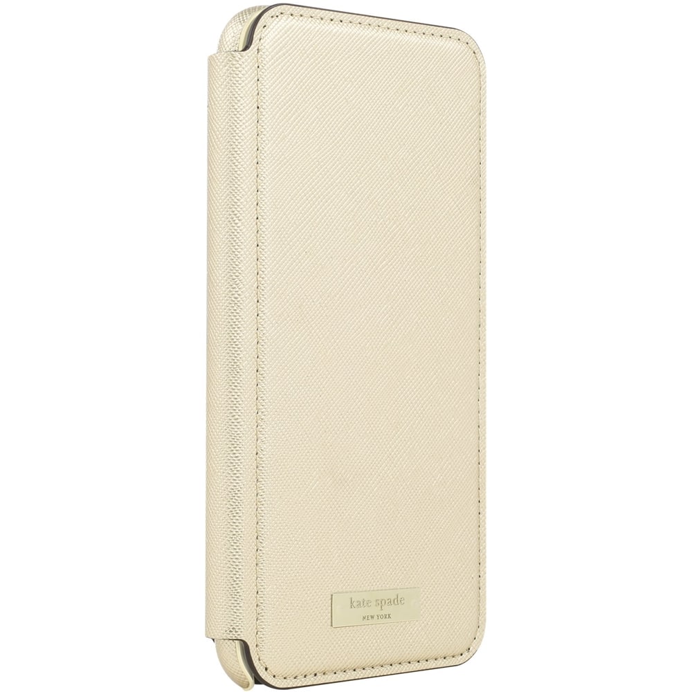 case for apple iphone 7 plus - gold/gold logo plate case for apple iphone 7 plus - gold/gold logo plate
