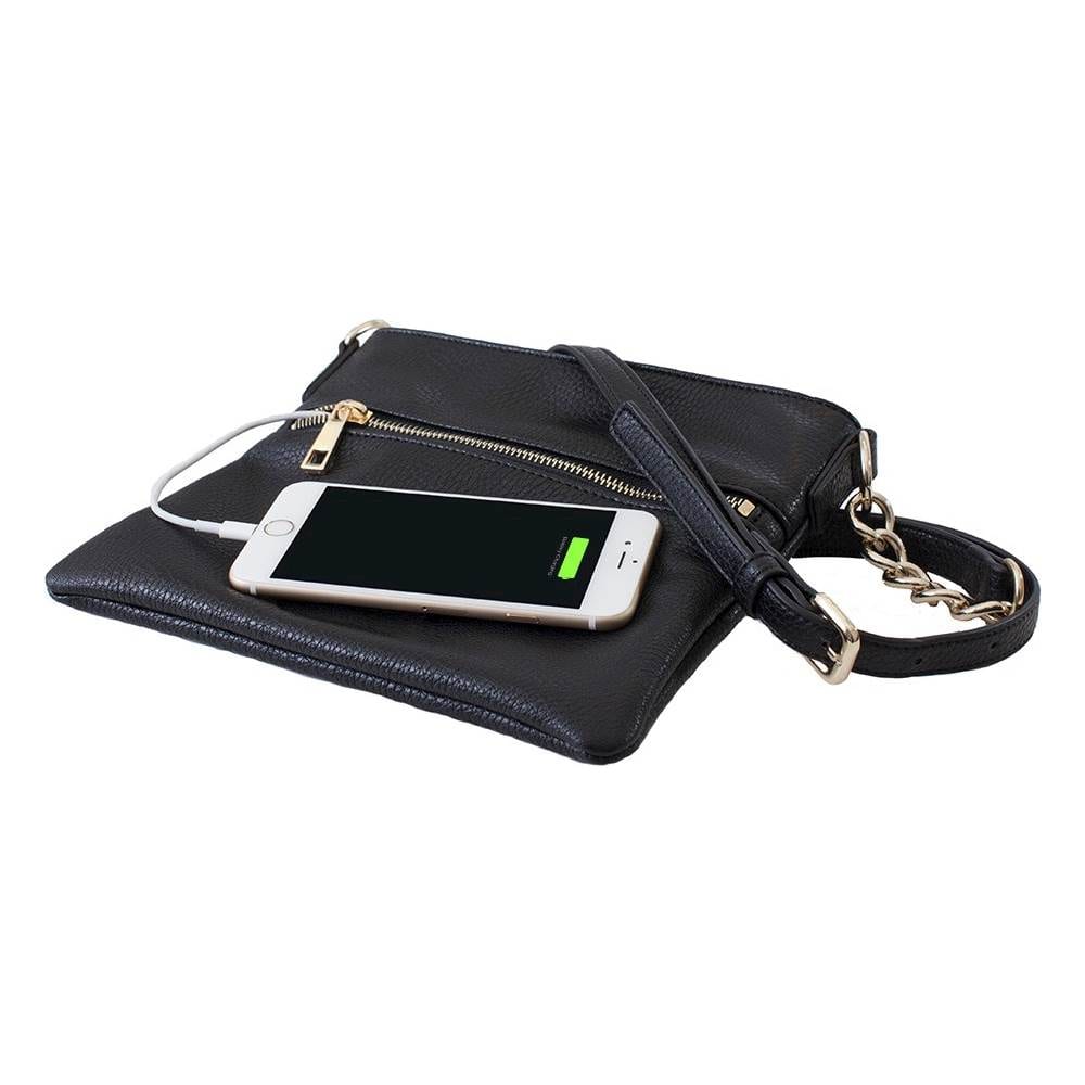 Crossbody charging purse sale