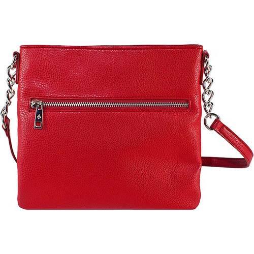 Chic Buds - Crossbody Power Charging Purse - Red - Larger Front