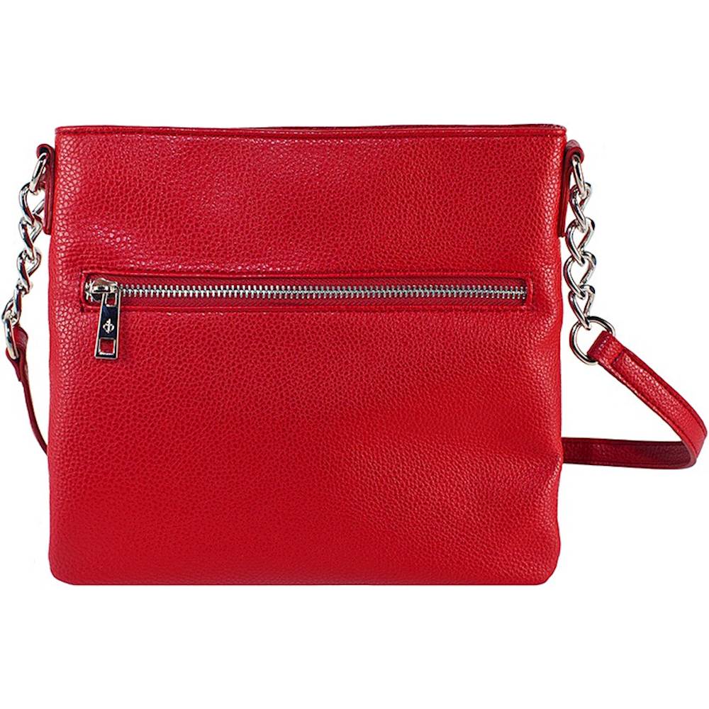 Best Buy: Chic Buds Crossbody Power Charging Purse Red BF-090005-00