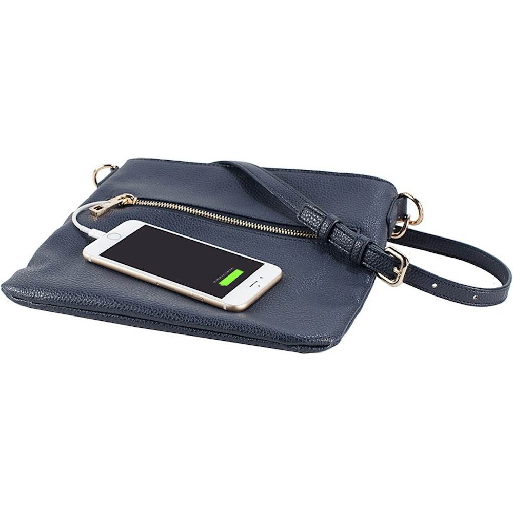 Best Buy Chic Buds Crossbody Power Charging Purse Navy Bf 080005 00 3978