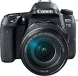 Front Zoom. Canon - EOS 77D DSLR Camera with EF-S 18-135mm IS USM Lens - Black.
