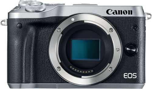 Canon - EOS M6 Mirrorless Camera (Body Only) - Silver