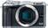 Front. Canon - EOS M6 Mirrorless Camera (Body Only) - Silver.