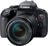 Front Zoom. Canon - EOS Rebel T7i DSLR Camera with 18-135mm IS STM Lens - Black.