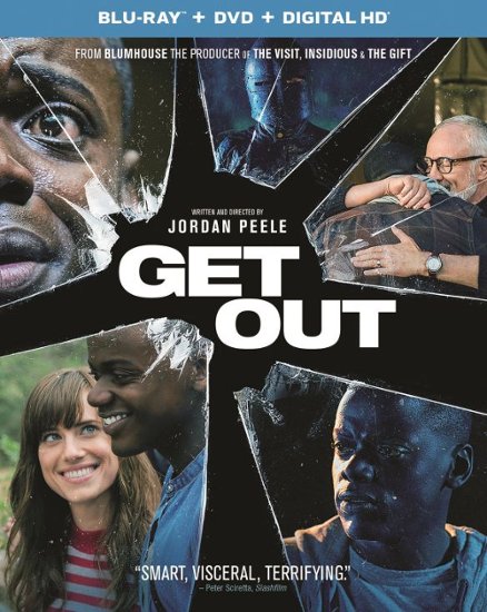 Get Out [Includes Digital Copy] [UltraViolet] [Blu-ray/DVD] [2 Discs] [2017] - Front_Standard