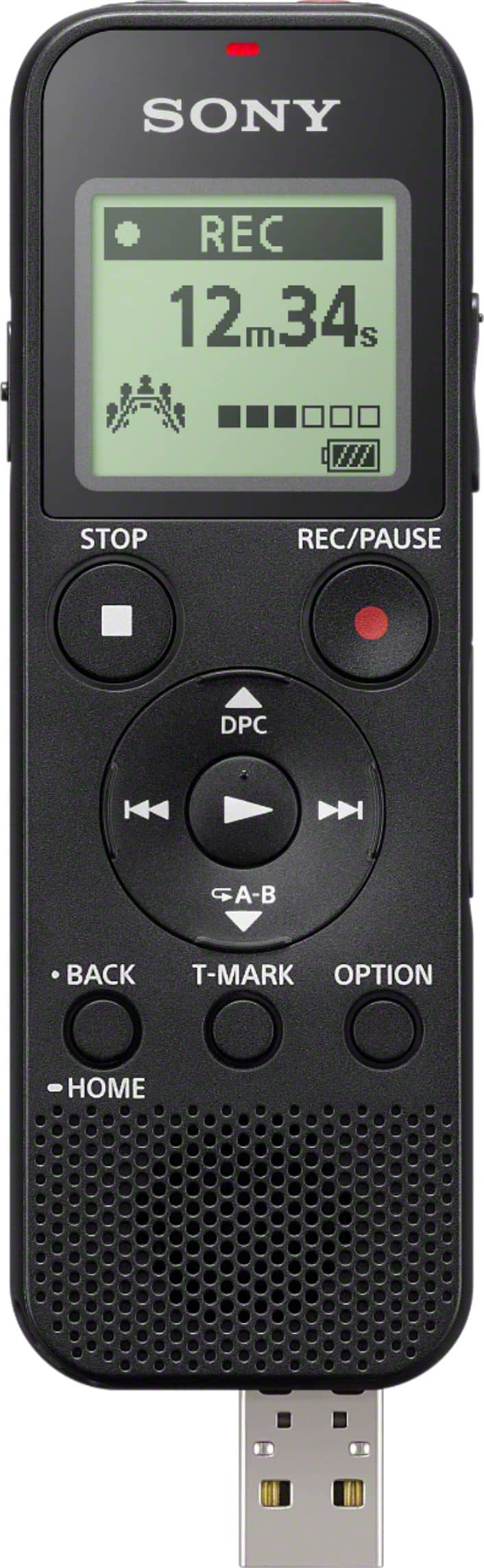 Alt View 11. Sony - PX Series Digital Voice Recorder - Black.