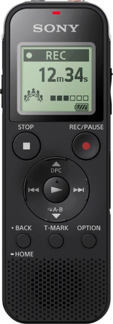 Front Zoom. Sony - PX Series Digital Voice Recorder - Black.